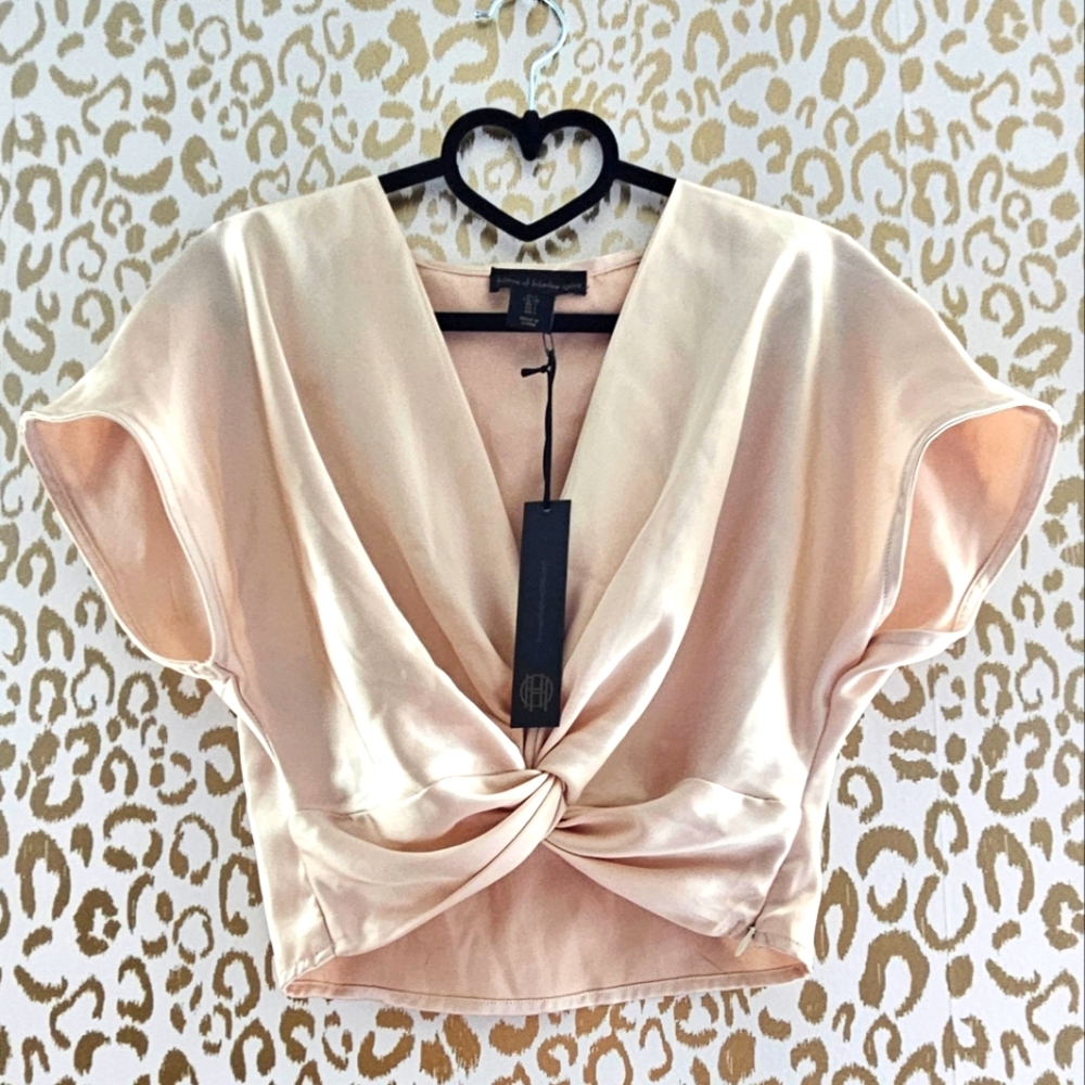 House of Harlow Crop Blouse